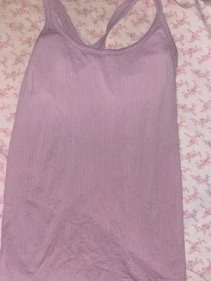 lululemon athletica Ribbed Scoop Tank - Lavender Pink thumbnail 1