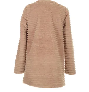 BB Dakota Tan Faux Fur Coat thumbnail 2