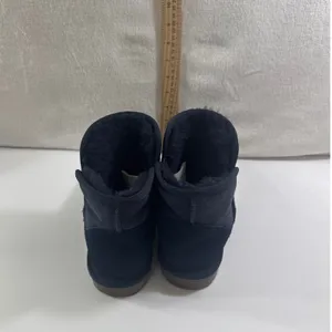Kirkland Signature Navy Blue Suede Shearling Boots Womens‎ 7 Art 1711735 thumbnail 9