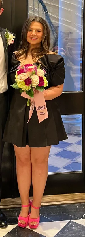 Dillard's Black Formal Flare Dress thumbnail 1