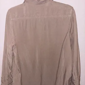 Babaton Aritzia Beige Long Sleeve Button Up Blouse thumbnail 8