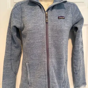 Patagonia Better Sweater Fleece Jacket Heathered Blue Full Zip Womens XS thumbnail 1