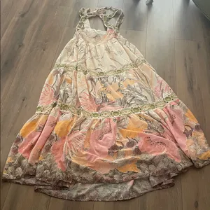 Anthropologie Square Neck Floral Maxi Dress thumbnail 6
