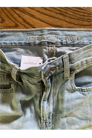 American Eagle Ripped Baggy Jeans Wide-Leg thumbnail 5