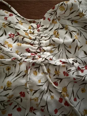 Sky to Moon White Floral Spaghetti Strap Sundresses Size Medium LIKE NEW thumbnail 3