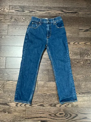 Abercrombie Ultra High Rise Ankle Straight thumbnail 1