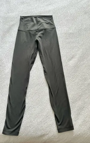 Lululemon Align Ribbed High-Rise Pant 25" Graphite Grey  thumbnail 1
