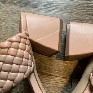 Steve Madden Tielo Woven Fashion Texture Straps Slide Stacked Heeled Sandals 9 thumbnail 2