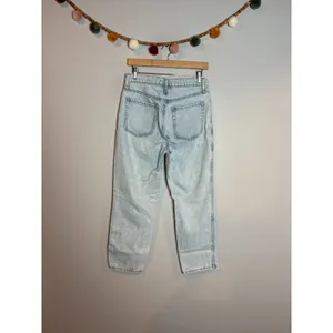 Banana Republic light wash High Rise Straight jeans thumbnail 4