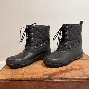 Sperry Top-Sider Gosling Duck Boots Sz 9 Black thumbnail 3
