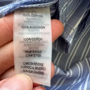Calvin Klein Striped Cotton Shirt Dress thumbnail 5