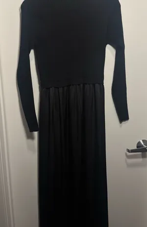 Amazon Elegant Black Long Sleeve Dress thumbnail 1
