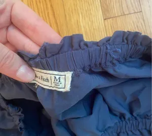 Abercrombie & Fitch Off the Shoulder Blue Dress thumbnail 2