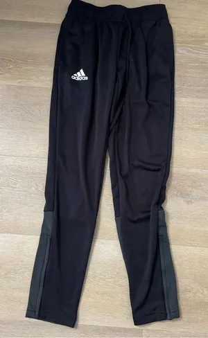 Adidas Black Athletic Track Pants Joggers thumbnail 1