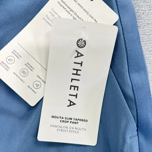 Athleta Nolita‎ Slim Tapered Crop Pants Light Blue Women 14 Pockets Relaxed Fit thumbnail 11