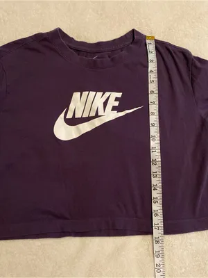 Purple Nike Crop Top thumbnail 4