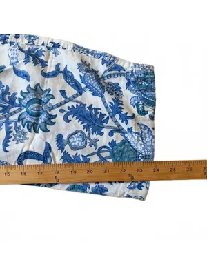 Roller Rabbit Floral Amanda Pajama Pants Lounge Bottoms Cotton Women Size Small thumbnail 6