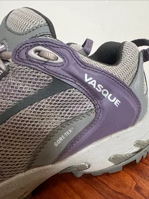 Vasque Women's Trail Shoes hiking in Gray and Purple Accents thumbnail 2