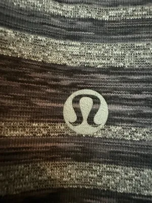 lululemon athletica Scoop Neck Tank - Black Stripes Galore/Black thumbnail 3
