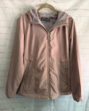 Free Country Dusty Rose Hooded Lightweight Jacket Woman’s Size Medium thumbnail 1
