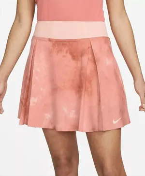 Nike DH2465 Dri-Fit Tie Dye Golf Skirt Skort Orange Built In Short Size Small thumbnail 1