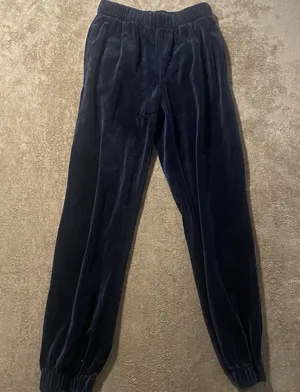 Brandy Melville J. Galt Sweatpants Womens Small Joggers Navy Blue Pants Pockets thumbnail 1