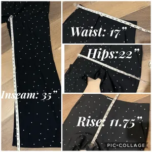 OVI wide leg Dotted Pants size L Tall thumbnail 6