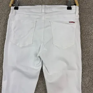 Hudson Skinny Jeans Womens 29 White Mid Rise Minimalist Designer Denim Preppy thumbnail 8