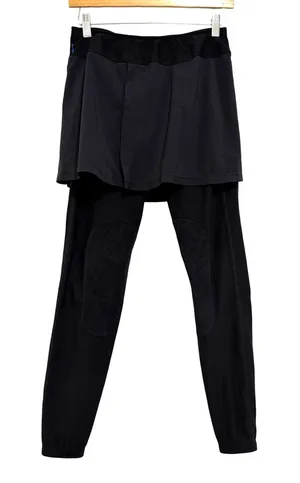 Irideon Riding Wear Womens Black Skort Leggings Knee Patch Equestrian Medium USA thumbnail 1