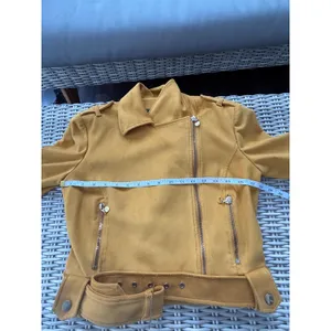 Ivonne Faux Suede Moto Biker‎ Jacket 6 maximalist layered boho grunge rocker thumbnail 13