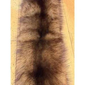 Vintage Mink Fur Collar Stole Brown Real Fur Wrap Detachable Coat Collar Glam thumbnail 3