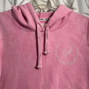 PINK Victoria's Secret Washed Pink Hoodie with Kangaroo Pocket thumbnail 2