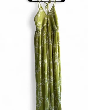 Sincerely Jules Green Floral Maxi Dress thumbnail 2