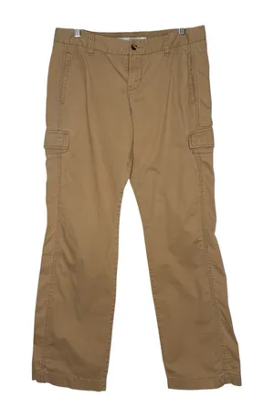 OLD NAVY Y2K Khaki Low Rise‎ Cargo Pants Pockets 2000s Women's 4 thumbnail 1