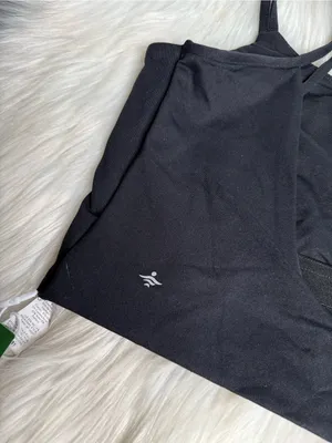 Halara Black Cami Strap Sports Bra NWT L thumbnail 3