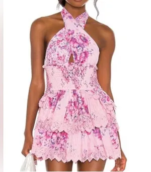 Love Shack Fancy Dress Mini Floral thumbnail 4