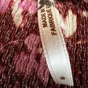 Free People Maxi Dress Tiers Of Joy Floral Boho cottage core maroon purple pink thumbnail 6