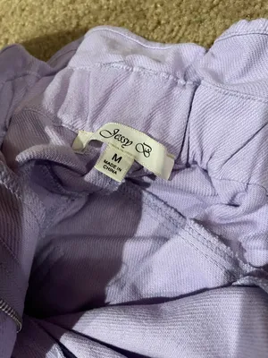 Jessy B Paper-bag Waist Purple Jeans thumbnail 5