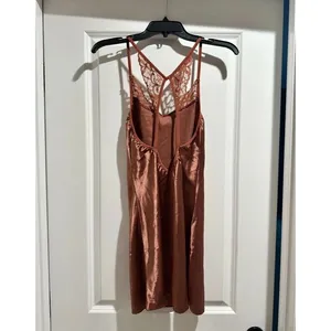 Shein Lace Satin Lingerie Slip Dress thumbnail 3
