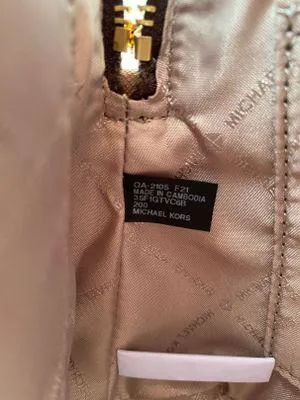 Michael Kors JET Set Travel Dome Medium Crossbody Bag - Brown thumbnail 8
