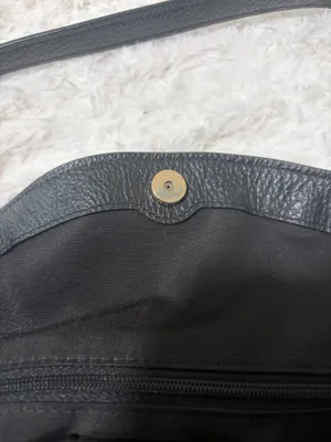 Coach Hallie F80268 Black Pebbled Leather Hobo Bag thumbnail 9
