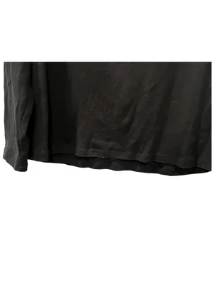 Karen Scott Christmas Top Large L Black Long Sleeve Dog Van Whimsical Snowflakes thumbnail 5