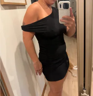Boutique Black Mesh Dress thumbnail 2