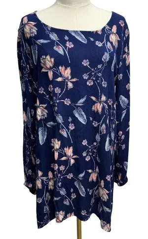 Billabong Heart strayed Floral Mini Dress Womens Medium Rayon Boho‎ Summer thumbnail 1