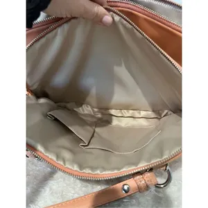 Coach leather purse bag pinkish/orange salmon color thumbnail 7