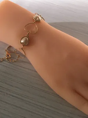 Heart Bracelet Gold thumbnail 3