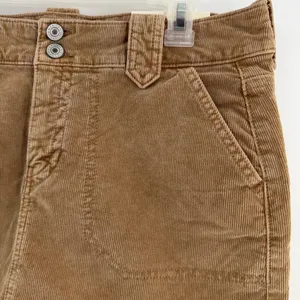 American Eagle Y2K Super Low Rise Corduroy Mini Skirt Womens 8 NWT Tan Stretch thumbnail 2