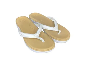 Reef Women's Size 9 Cushion Cloud White Tan Flip Flops Sandals Slip-Ons thumbnail 1