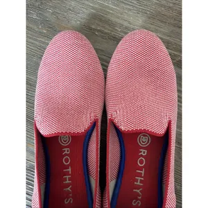 Rothy's Loafer Lollipop Red Retired Print RARE Round Toe Flats womens 7 thumbnail 8