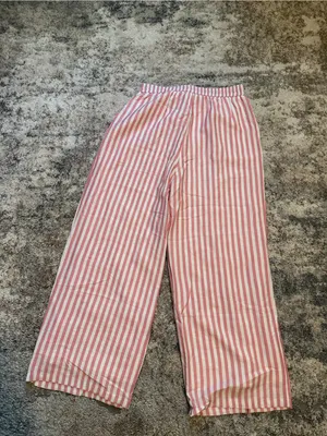 PRETTYGARDEN Women's Pink & White Stripe Pajama Pants - Brand: Unknown thumbnail 7